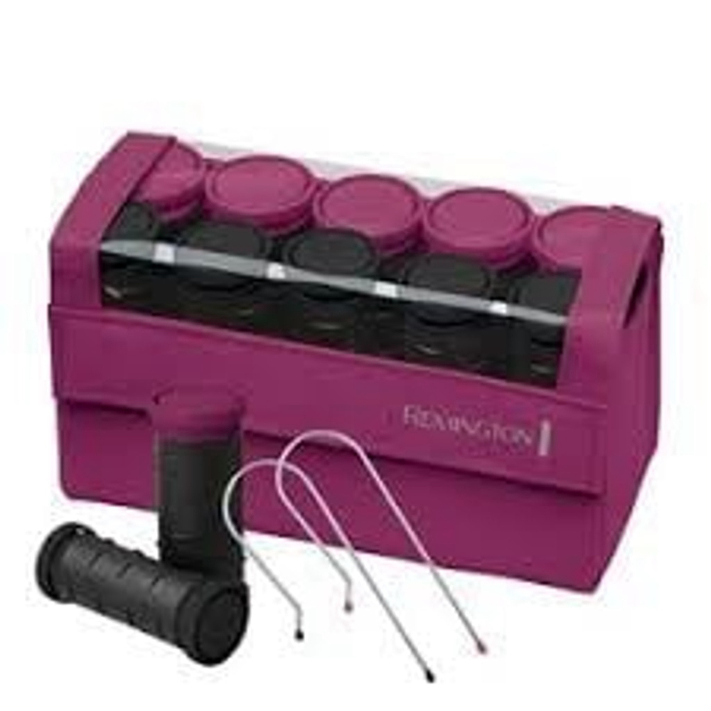 Remington Travel Hot Rollers Curlers w/Clips Electric Pageant Dance Purple